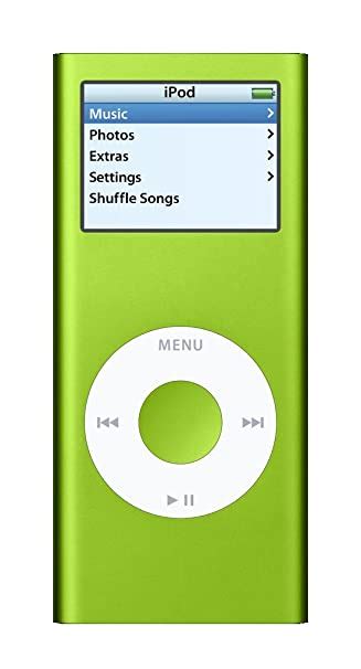 Apple Ipod Nano 4 Gb Green 2nd Generation Discontinued By
