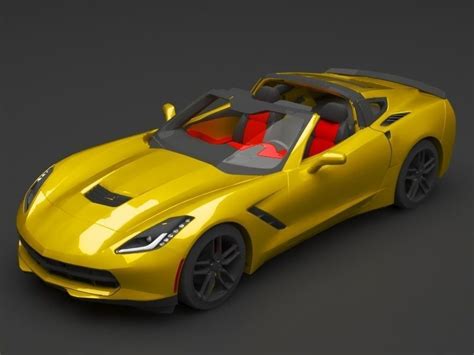 Corvette Corvette 3d Model Cgtrader