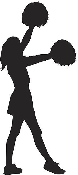 Black And White Cheerleader Illustrations Royalty Free Vector Graphics