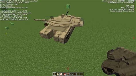 Minecraft Mcheli Mod 1710 Tanks In Maincraft Part 1 Alexuha