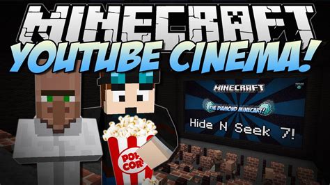 Minecraft Youtube Cinema Web Displays Mod Mod