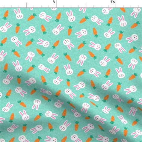 Watercolor Carrots Fabric Carrots By Canigrin Summer Etsy