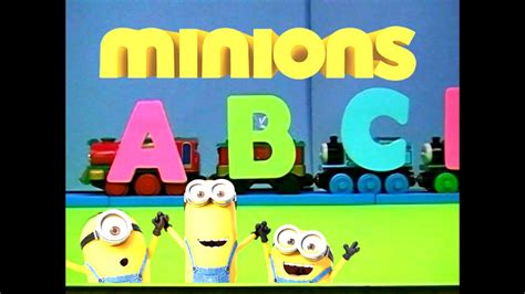 Abc Song Nursery Rhymes With Minion Toys And Thomas The Train Learn