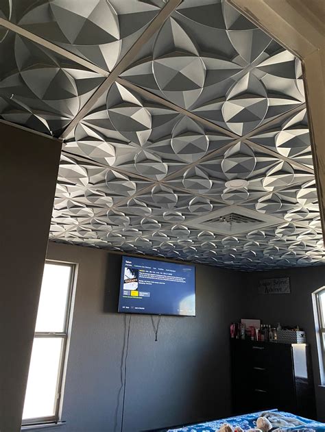 Art3d Decorative Ceiling Tile 2x2 Glue Up Suspended Ceiling Etsy