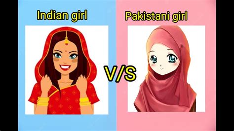 indian girl v s pakistani girl muslim girl v s hindu girl simple girl v s stylish girl youtube