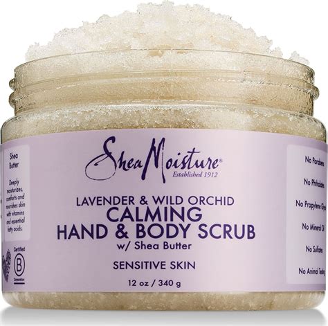 Sheamoisture Lavender And Wild Orchid Hand And Body Scrub 12 Ounces By Shea