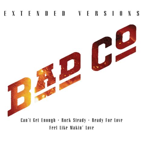 Bad Company Extended Versions Bad Company Cd