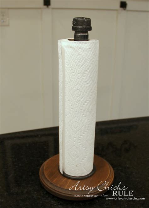 Industrial Style Diy Paper Towel Holder Power Drill