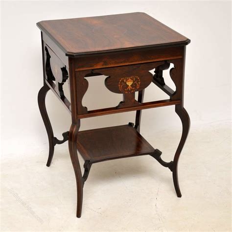 Antique Victorian Inlaid Rosewood Occasional Table Antiques Atlas