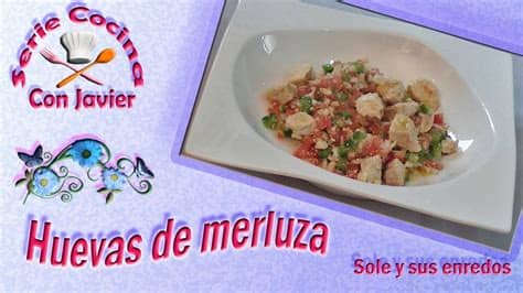 Plato gallego muy sencillo y sabroso. Huevas de Merluza. "Cocina con Javier". - YouTube