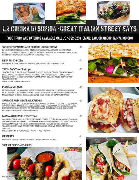 This Months Summer La Cucina Di Sophia Of Virginia Beach