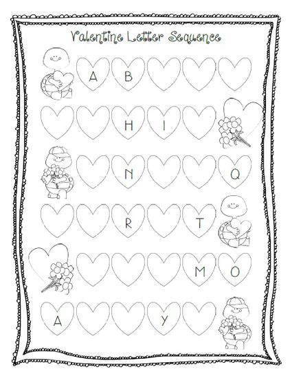 Valentines Day Letter Sequencing Activity And Printable Supplyme