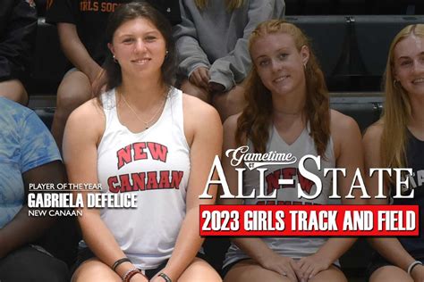 2023 Ct High School Girls Outdoor Track All State Team From Gametimect