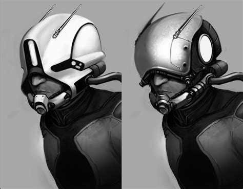 Ant Man Suit And Helmet Concept Art