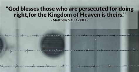 Persecuted — Matthew 510 12 What Jesus Did