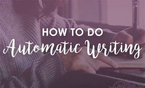 How To Do Automatic Writing The Tech Edvocate