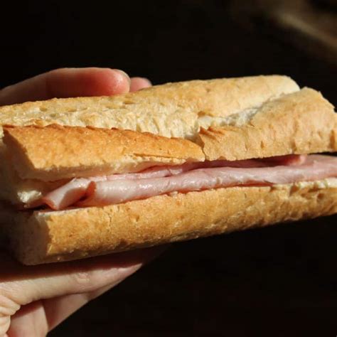 simplest is best french ham and butter baguette sandwich jambon beurre christina s cucina