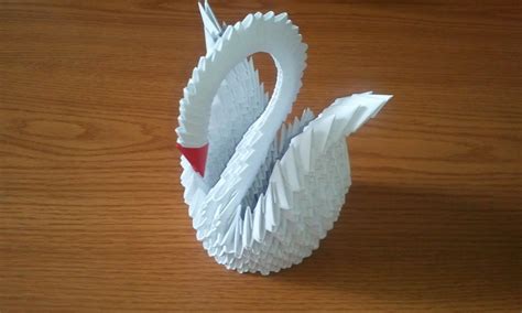 How To Make 3d Origami Swan Updated Origami Swan 3d Origami Swan 3d Origami