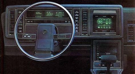 Buick Riviera De 1986 El Primer Coche Con Pantalla Táctil Futuristic