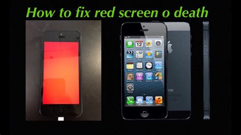 How To Fix Iphone Red Screen Or Boot Text Issues Youtube