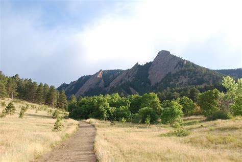 The Flatirons On Green Mountain In Boulder Colorado