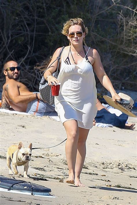 Sexy Beautiful Babes Hilary Duff At The Beach In Malibu July 2016
