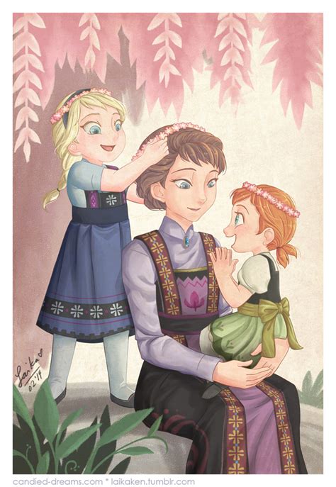 Elsa Anna And Idunn Frozen Drawn By Laikaken Danbooru