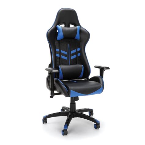 Racing Style Blue And Black Gaming Chair Everything Home Shop One