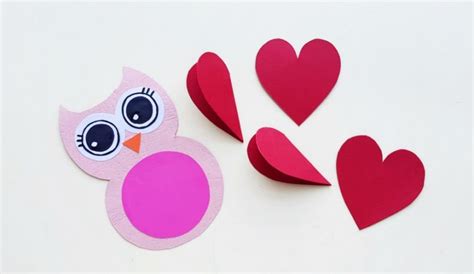Adorable Valentines Day Owl Craft For Kids Mom Does Reviews