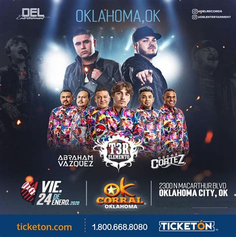 T3r Elemento Ok Corral Oklahoma Boletos Tickets