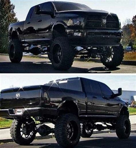See more ideas about dodge trucks, trucks, dodge trucks lifted. black lifted dodge ram truck - Love Cars & Motorcycles