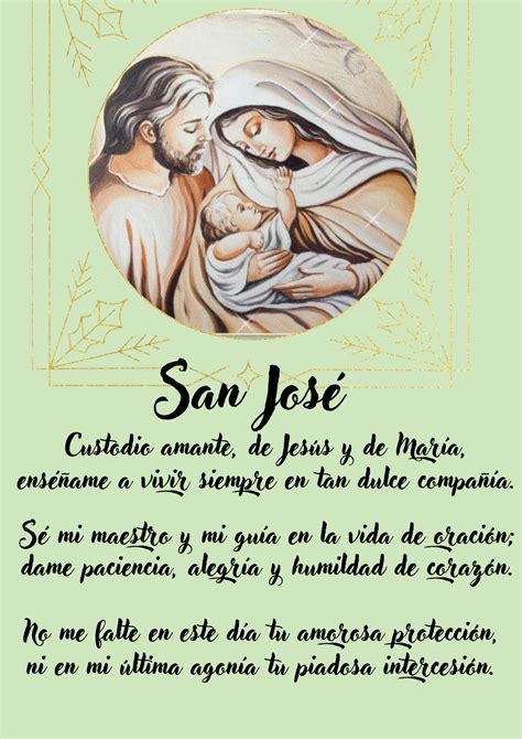 Oración A San José Oraciones Catolicas Milagrosas Historia De San