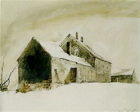 Olsons In The Snow By Andrew Wyeth On Artnet