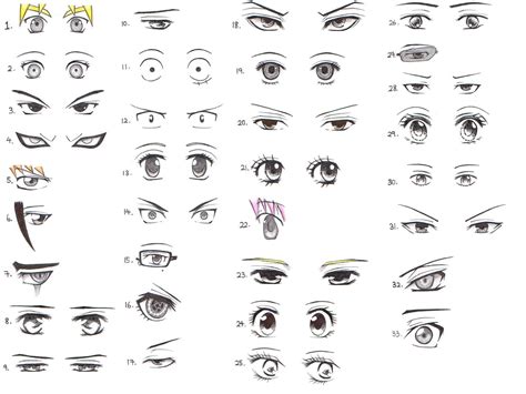Ojos Tiernos Para Dibujar Anime Imagui