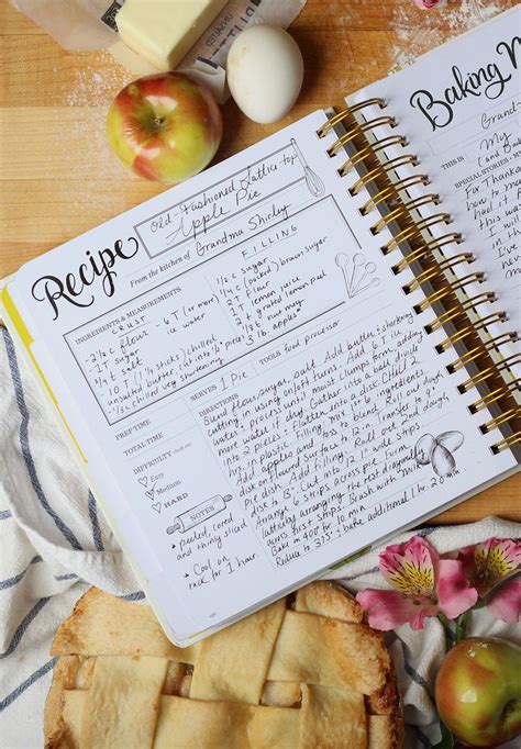 We also love that each recipe page has space not only for ingredients and directions, but smaller details like total time, serving size and memories. Introducing the Keepsake Kitchen Diary - Baking Edition ...