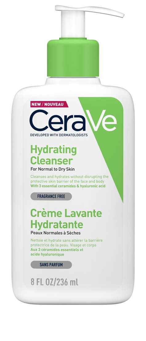 Cerave Hydrating Cleanser Daily Face And Body Wash For Normal To Dry