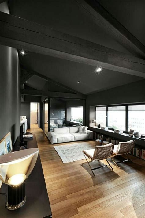 Black Ceiling In The Interior Charm And Luxuriousness Hackrea
