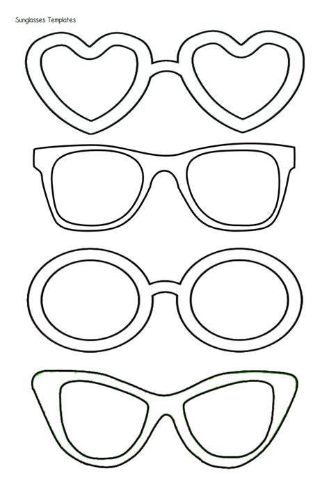 Sunglasses Coloring Sheet Coloring Pages