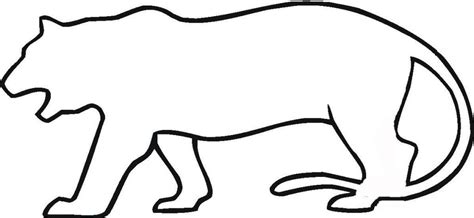 Tiger Outline Drawing Clipart Best