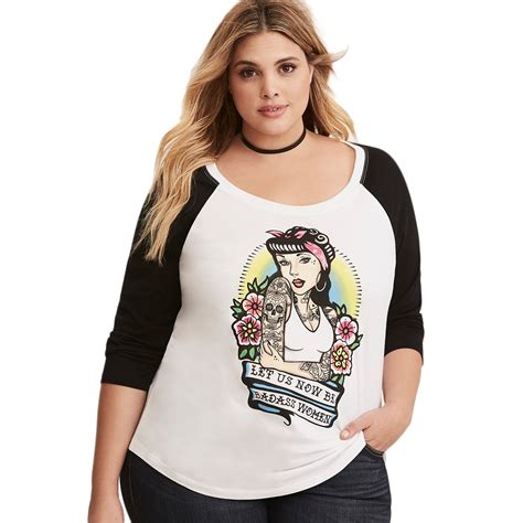 2017 Plus Size Personalized Print T Shirt Women Long Sleeve Casual