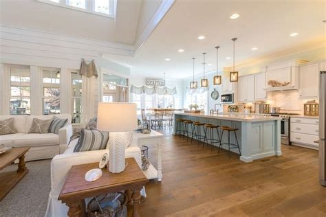 Gorgeous Coastal Kitchen Design Ideas Pimphomee Coastal Living Rooms Open Living Room