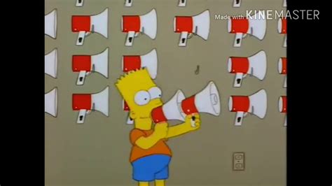 Bart Simpsons Using Megaphone With Tom And Jerry Screaming Youtube