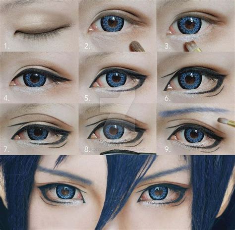 Eye Makeup For Male Anime Character Tutoriales De Maquillaje