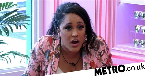 Celebrity Big Brother Natalie Nunns Final Row Before Eviction Metro News