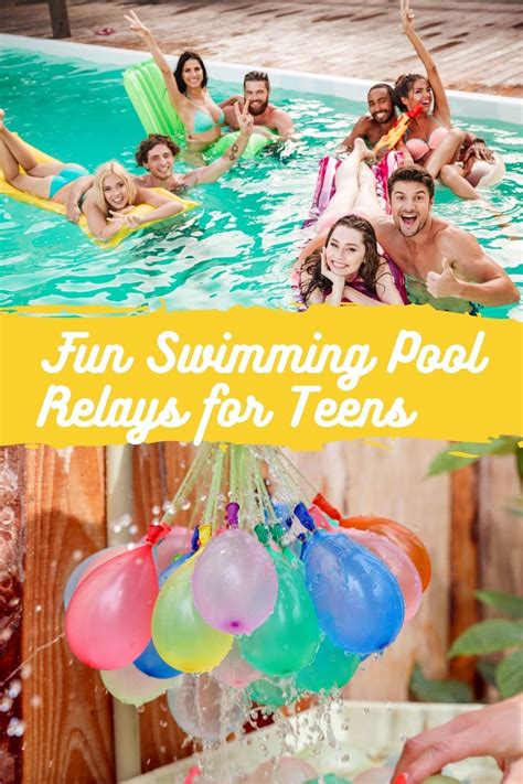 Totally Fun Pool Games For Teens Tweens Fun Party Pop Swimming Pool Games Pool Party Games