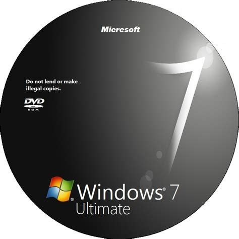 Windows 7 Ultimate Box Art Dvd Cover Template Microsoft Beta Windows