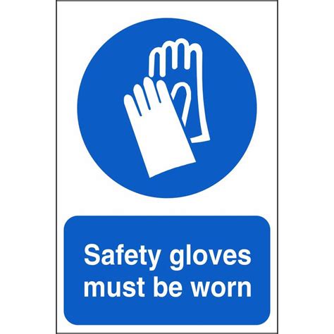 Safety Gloves Must Be Worn Farm Signs Mandatory Farm Safety Signs