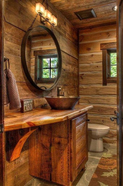 40 cool rustic bathroom decoration ideas cabin bathroom decor rustic bathrooms small rustic