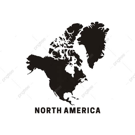 North America Map Vector At Collection Of North