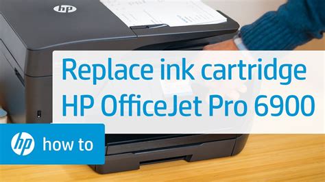 Mein drucker hp officejet 6600 scannt nicht mehr über wlan. Replacing an Ink Cartridge in HP OfficeJet Pro 6900 Printers | HP OfficeJet | HP - YouTube